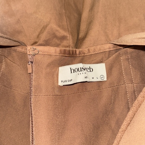 NWOT House of CB Mayara Structured Corset Mini Dress Mocha Brown Sz XL PLUS CUP - Picture 7 of 10